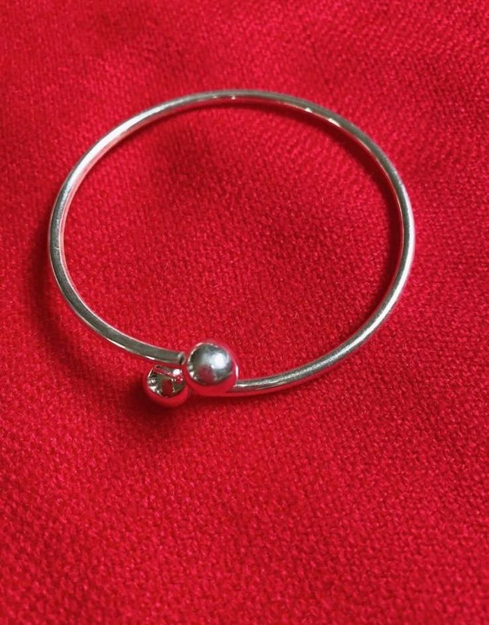 950 Silver Slim Bangle Bracelet