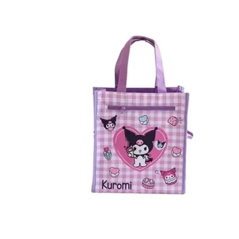 Character Tote & Lunch Bag Style With Pockets