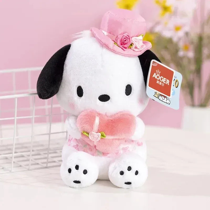 Character Pink Heart Small Plush Toy