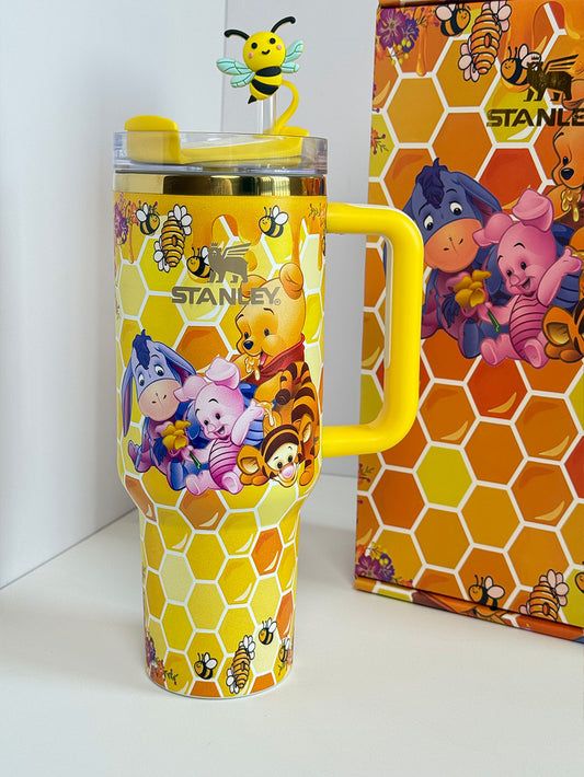 Yellow Character Honey Theme Cup