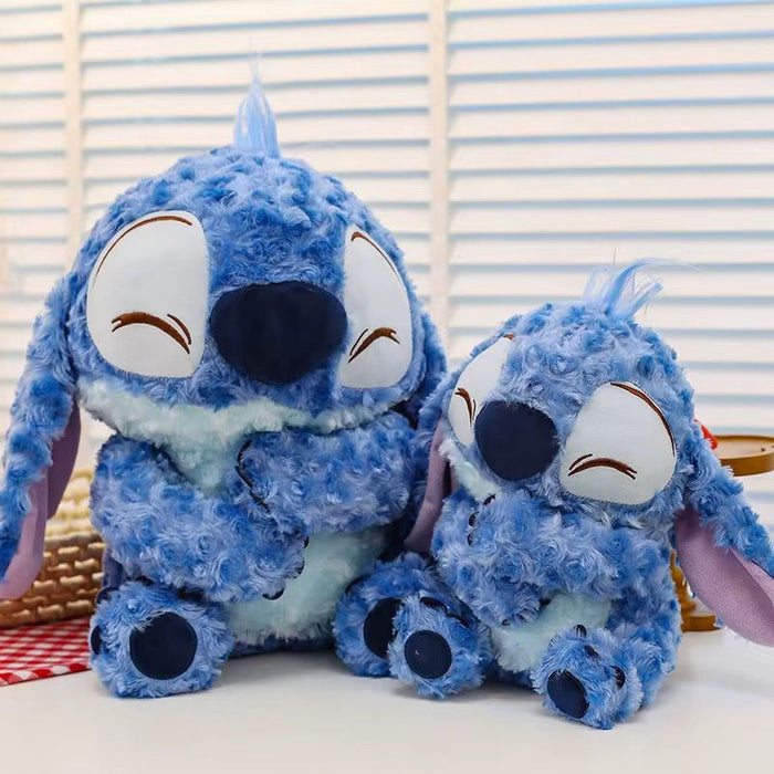 Pink & Blue Character Curly Fur Plush Toys