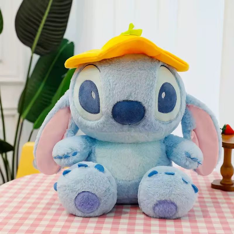 Pink & Blue Character With Flower Hat Plush Toys