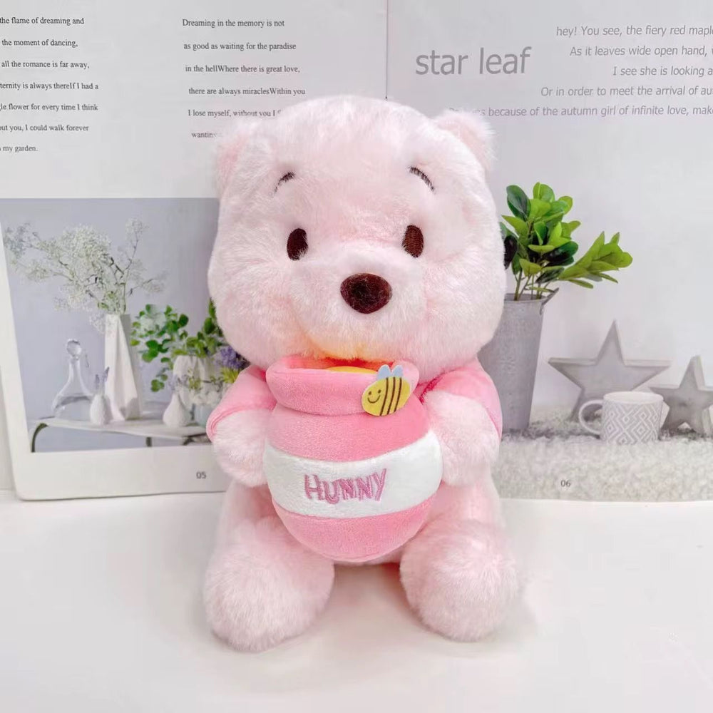 Yellow & Pink Bear Plush Toy