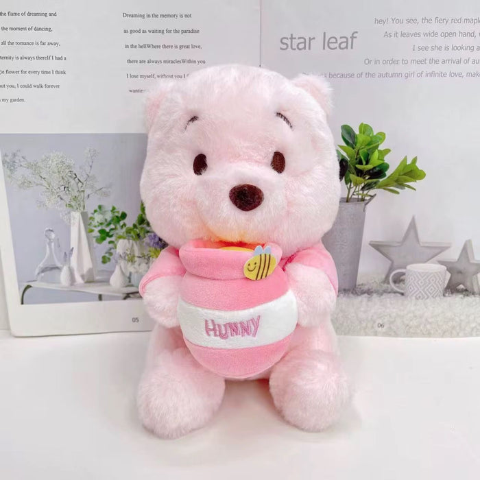 Yellow & Pink Bear Plush Toy
