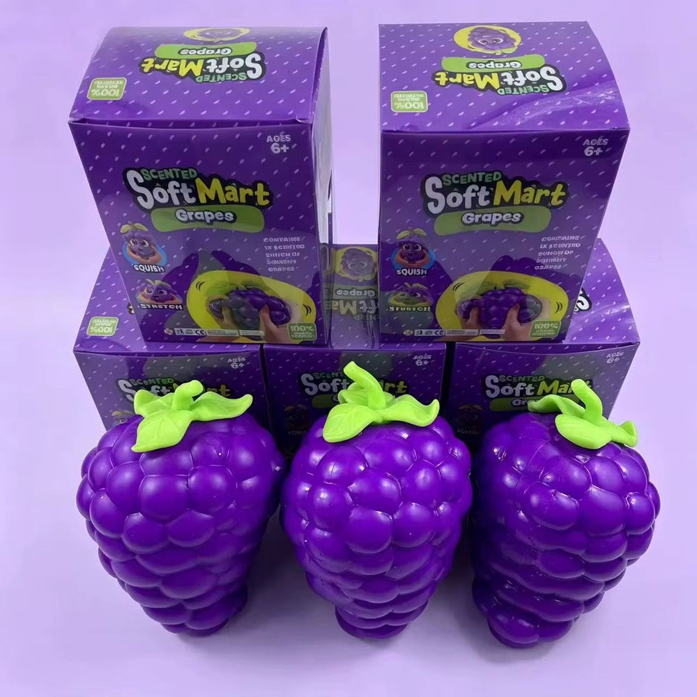 Large Purple Grape Squish Toy