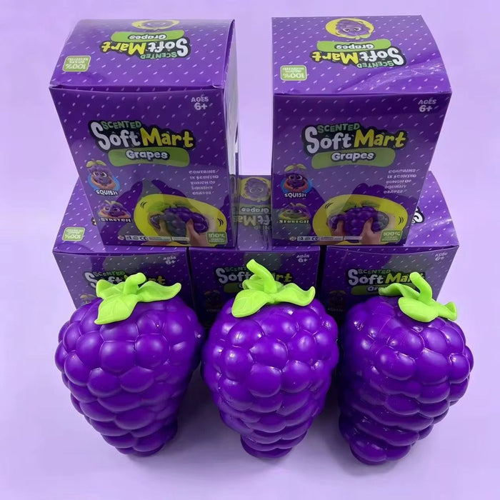 Large Purple Grape Squish Toy