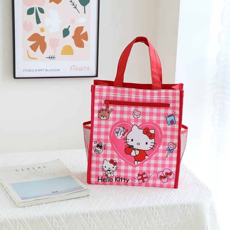 Character tote and lunch bags